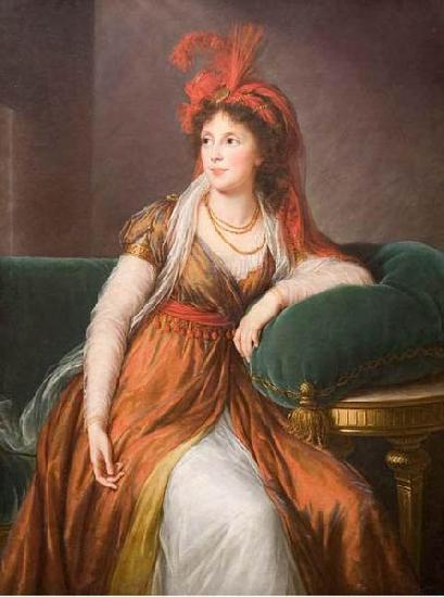 eisabeth Vige-Lebrun Portrait of Princess Galitzin France oil painting art
